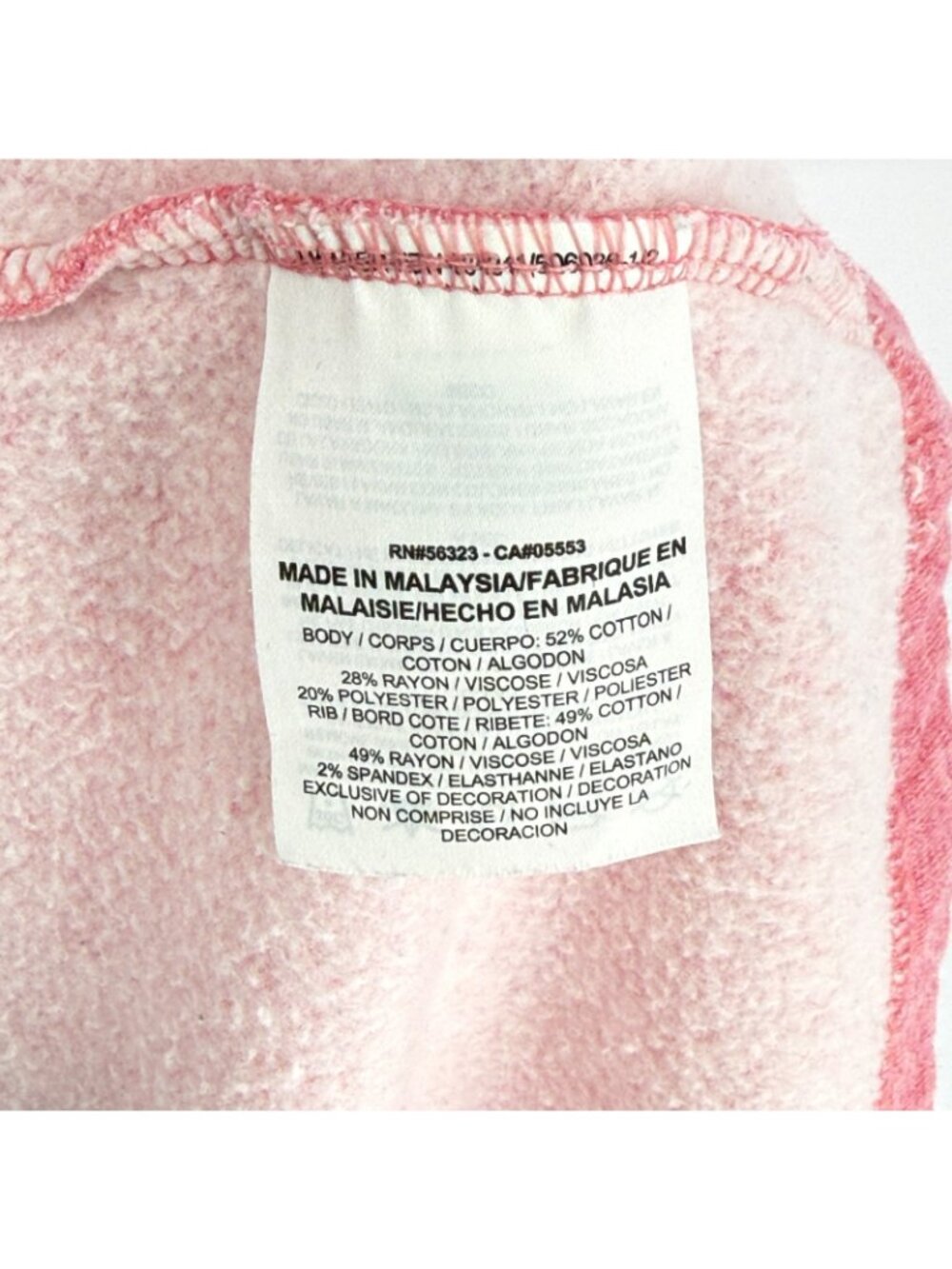 Nike Black Label Swoosh Logo Hoodie Sweatshirt (Women's Medium) Pink‎ Women's XL - Picture 5 of 6
